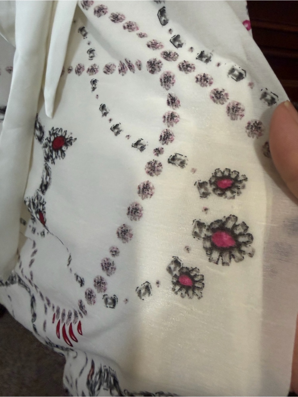 Worthington sleeveless high-neck tie blouse - Picture 6 of 12